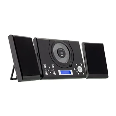 Afbeelding van Roxx MC 201 Stereoset AUX, CD, FM Incl. afstandsbediening, luidspreker, Wekfunctie Zwart