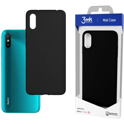 Afbeelding van Xiaomi Redmi 9A/9AT 3mk Matt Case black