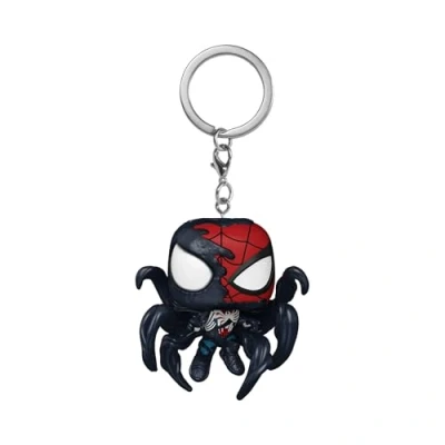 Afbeelding van Funko Pop! Sleutelhanger: SM2VG Spider man Advanced Suit 2.0 Symbiote Overname 2 Video Game Nieuwigheid Sleutelhanger Verzamelbare Mini Figuur Stocking Filler Cadeau Idee
