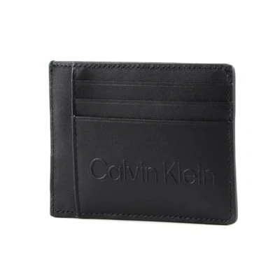 Afbeelding van Calvin Klein Heren Set ID KAART K50K509971 Portemonnees, Zwart (Ck Zwart), OS, OS