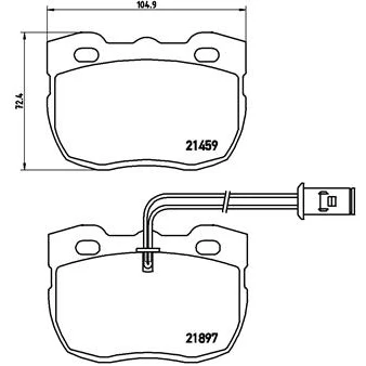 Afbeelding van Brembo Remblokset P 44 004