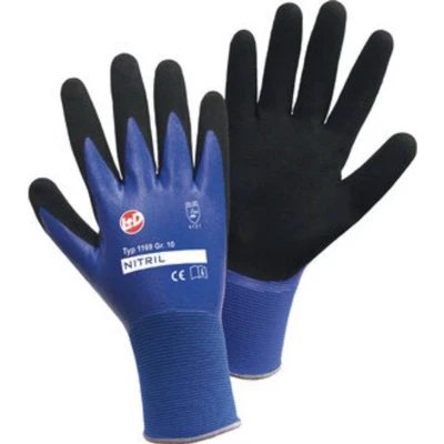Afbeelding van L+D Nitril Aqua 1169 L Werkhandschoen Nylon Maat (handschoen): 9, EN 388:2016 Cat II 1 stuk(s)
