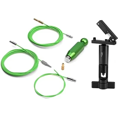 Afbeelding van BESNIN interne kabelrouteringskit+slangsnijder fietsgereedschapset, kabelroutering+hydraulische slangfitting invoeggereedschap, gereedschap voor fietsframe uitgezet binnendraad