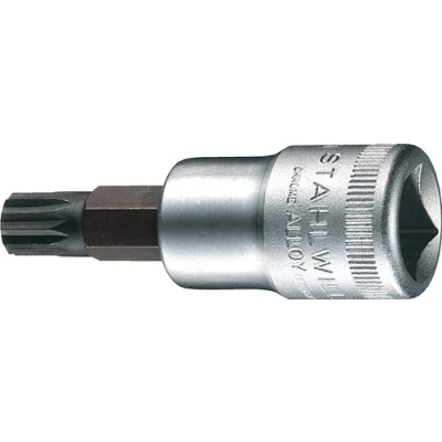 Afbeelding van Stahlwille Dopsleutelbit 1/2 inch binnen veeltand M10 lengte 60 mm 1 stuk 03060010
