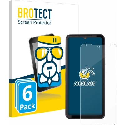 Afbeelding van BROTECT Screenprotector voor Caterpillar Cat S75 Folie Beschermfolie Beschermglas transparant (6 Stuks)