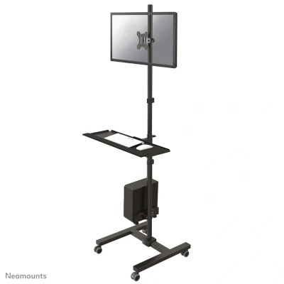 Afbeelding van FPMA MOBILE1700 is een verrijdbare werkplek voor monitor (max. 32 inch/81 cm), PC, toetsenbord en muis.