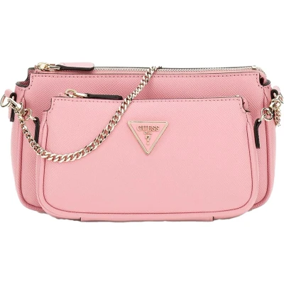 Afbeelding van GUESS Schoudertas Noelle Double Pouch Crossbody Pink Roze