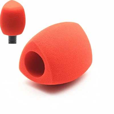 Afbeelding van Foam Mic Cover Handheld Microfoon Voorruit Grote Windschermen Pop Filters voor Interview Microfoons (rood)