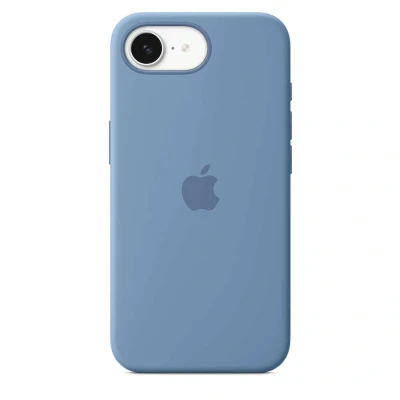 Afbeelding van Apple Silicone Case iPhone 16E Winter Blue
