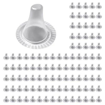 Afbeelding van 100 stuks oorthermometer, beschermdoppen, oorkoorts, thermometer, vervangende doppen, digitale beschermkappen, Braun universele beschermkappen