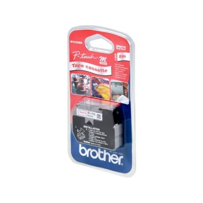 Afbeelding van Brother M K222 Tape Rood op wit (9 mm)