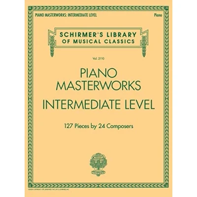 Afbeelding van Schirmer&#039;s library of musical classics volume 2110: piano masterworks intermediate level piano: 127 Pieces by 24 Composers