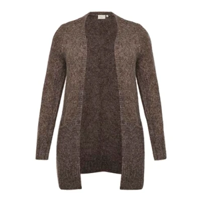 Afbeelding van Kaffe Curve Alicia Vest, Dames, Maat: 54/56, Java melange