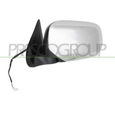 Afbeelding van Buitenspiegel Prasco MB8247226 Links Chroom/zwart Electrisch Bol vormig, niet getint