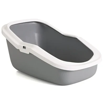 Afbeelding van Savic Kattenbak Aseo Grijs / Wit 56X39X27,5 CM