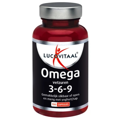 Afbeelding van 2+2 gratis: 2x Lucovitaal Omega 3 6 9 100 capsules