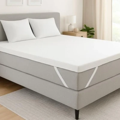Afbeelding van DREAMSTAR Easy Dream Matrastopper met koudschuimkern, matrasbeschermer hardheidsgraad 3, Öko Tex gecertificeerd, 5 cm hoog, 80 x 200
