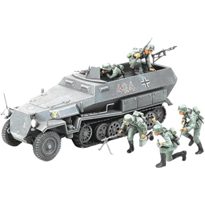Afbeelding van 1:35 Tamiya 35020 WWII Sdkfz.251/1 Halft. Hanomag Plastic Modelbouwpakket