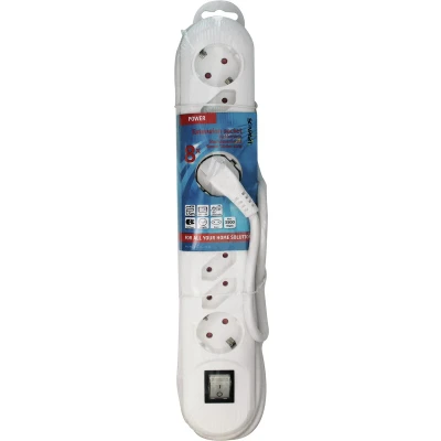 Afbeelding van Scanpart Tafelcontactdoos 4 En Voudig Schakelaar Ak 1.5M(3X1,5Mm)