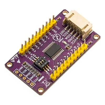 Afbeelding van XICOOLEE CAT9555 IO Expansion Module Board I2C Interface, SMBus I/O Port, 16 bit Parallel GPIO Expander, with Pre soldered Header