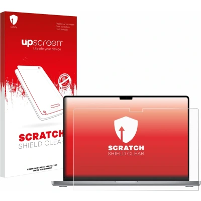 Afbeelding van upscreen Screenprotector voor Apple MacBook Pro 16&quot; 2021 Folie Beschermfolie transparant