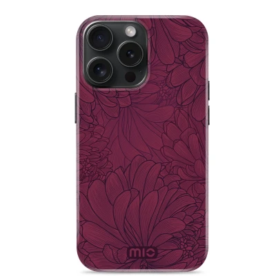 Afbeelding van MIO by Mobilize Berry Blooms Magsafe Compatible for iPhone 15 Pro