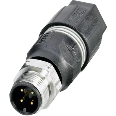 Afbeelding van Phoenix Contact 1440779 Sensor/actuator connector, niet geassembleerd M12 Aantal polen: 4 Stekker, recht 1 stuk(s)