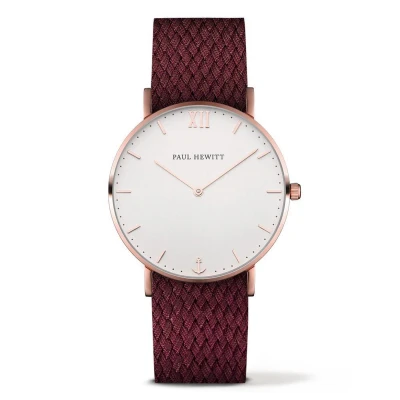 Afbeelding van Paul Hewitt Sailor Line PH SA R ST W 19M Horloge Nylon Rood Ø39mm