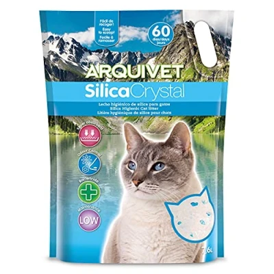 Afbeelding van Arquivet Silica Crystal kattenbakvulling, 4 stuks à 7,6 l