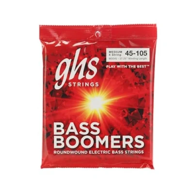 Afbeelding van GHS 4er bas Boomers 45 105 Long Scale Plus 65 85 Snarenset voor 4 string basgitaar