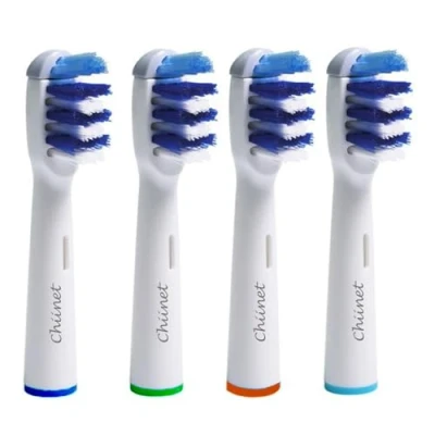 Afbeelding van Chiinet vervangende tandenborstelkoppen voor Oralb Tri Zone, EB30 generieke hoofden, compatibel met elektrische tandenborstel, 4 stuks