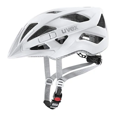 Afbeelding van uvex touring cc lichte allround helm voor dames en heren individueel passysteem uitbreidbaar met led licht white matt 56 60 cm
