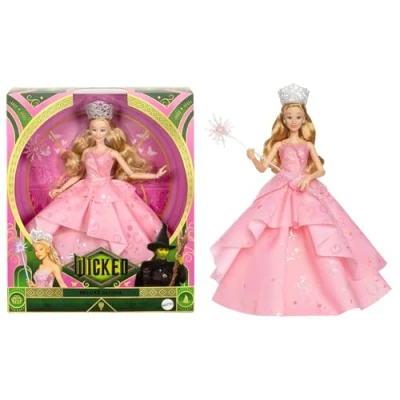Afbeelding van Mattel Glinda Upland Kwaadaardige Verzameling Pop Roze