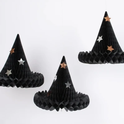 Afbeelding van Honeycomb heksenhoed (3st) Meri