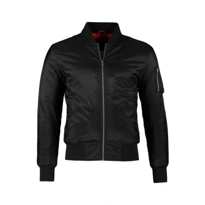 Afbeelding van Urban Classics Basic Bomberjacks, Heren, Maat: Large, Black