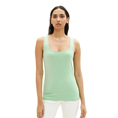 Afbeelding van TOM TAILOR Dames Top 1035393, 31034 Okra Green, XXL