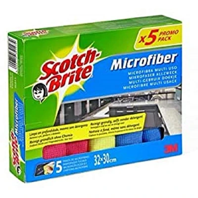 Afbeelding van Scotch Brite Microvezel reinigingsdoek Premium, 5 stuks