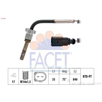 Afbeelding van FACET 22.0184 Sensoren AUDI: A6 C7 Avant