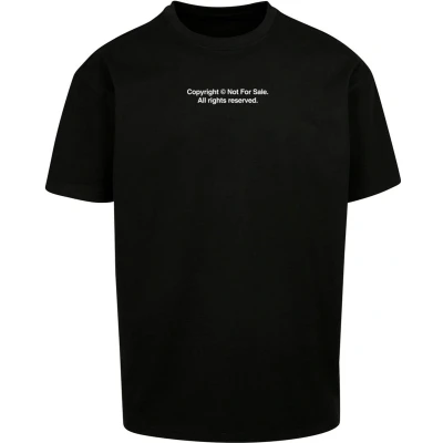Afbeelding van Upscale by Mister Tee Fingerprint Oversize Tshirt print, Heren, Maat: XS, Black