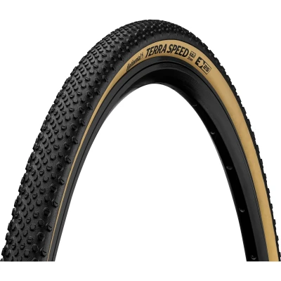 Afbeelding van Continental PNEU 700X40 Speed Protection TL.Ready Souple CONTIN. Noir, Pneumatico 700 x 40 (40 622) Protezione per la velocità della Terra TL. Pronta e Morbida Console. Nero/Beige Unisex Adulto, Velo