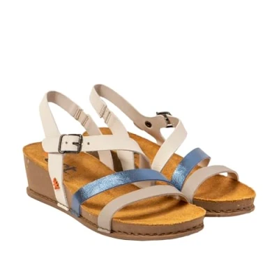 Afbeelding van ART 1930 I Live damessandalen, Nappa Multi Cream, 42 EU