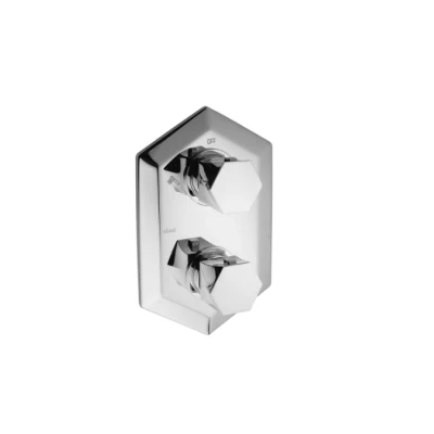 Afbeelding van Cisal Cherie afdekset voor inbouw thermostaatkraan Chroom CE01910021
