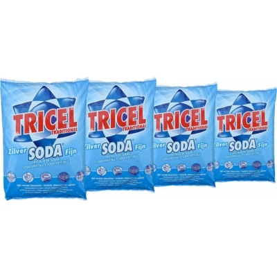 Afbeelding van 4x Tricel Zilver Soda Fijn 1 kg