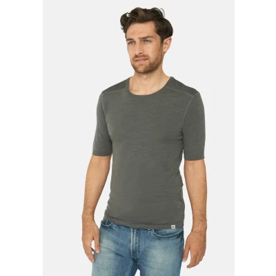 Afbeelding van Danish Endurance Merino Tshirt basic, Heren, Maat: XL, Dark grey