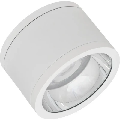 Afbeelding van Ledvance downlight surface plafond wandarmatuur 30w 3150lm 3000k cri80 36 ip65 ik06 opbouw beh wit alu xh 160x110mm 4058075769045