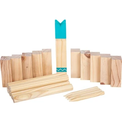 Afbeelding van Small Foot Houten Kub Compact Werpspel, 21dlg.