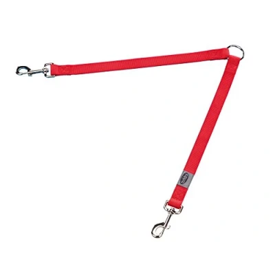 Afbeelding van Nobby Koppel &quot;Classic&quot; rood L: 2 x 40 cm; B: 15 mm