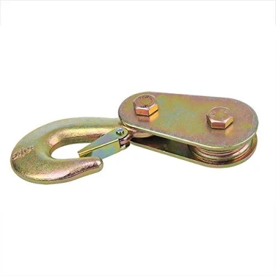 Afbeelding van Pro Plus Katrol met Gaffelhaak Klep 5/16 inch Maximale Belasting 2000 kilo