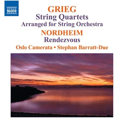 Afbeelding van Oslo Camerata, Stephan Barratt Due Grieg: String Quartets/Nordheim: Rendezvous (CD)