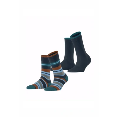 Afbeelding van Esprit 2PACK Sokken, Dames, Maat: 35 38, Space blue